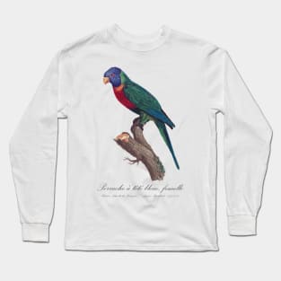 Rainbow Lorikeet female - 19th century Jacques Barraband Illustration Long Sleeve T-Shirt